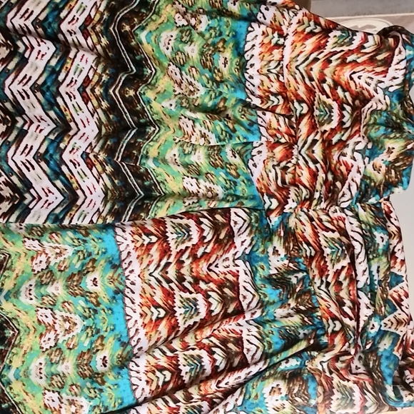 BEAUTIFUL AND COLORFUL MAXI SKIRT by ALYX Size 1x - Picture 6 of 8